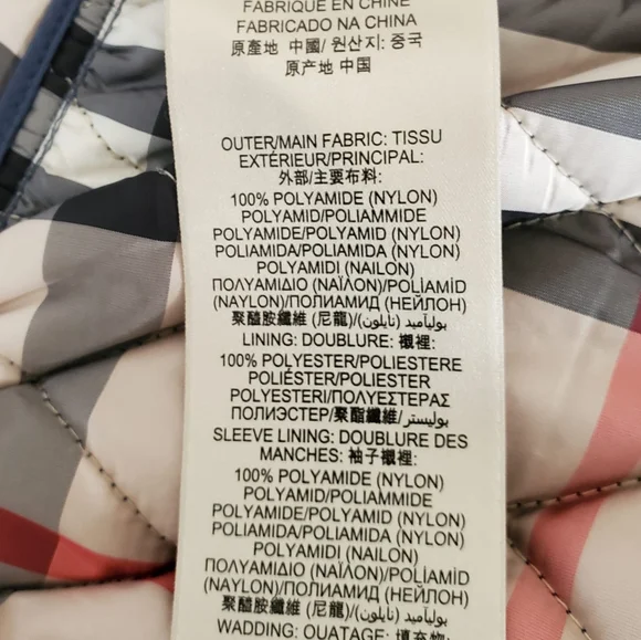 Burberry Short Finsbridge Quilted Jacket